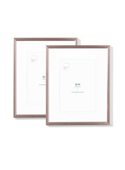 Rose Gold Metal Frame (2 Pack), 8x10 in | 20x25 cm