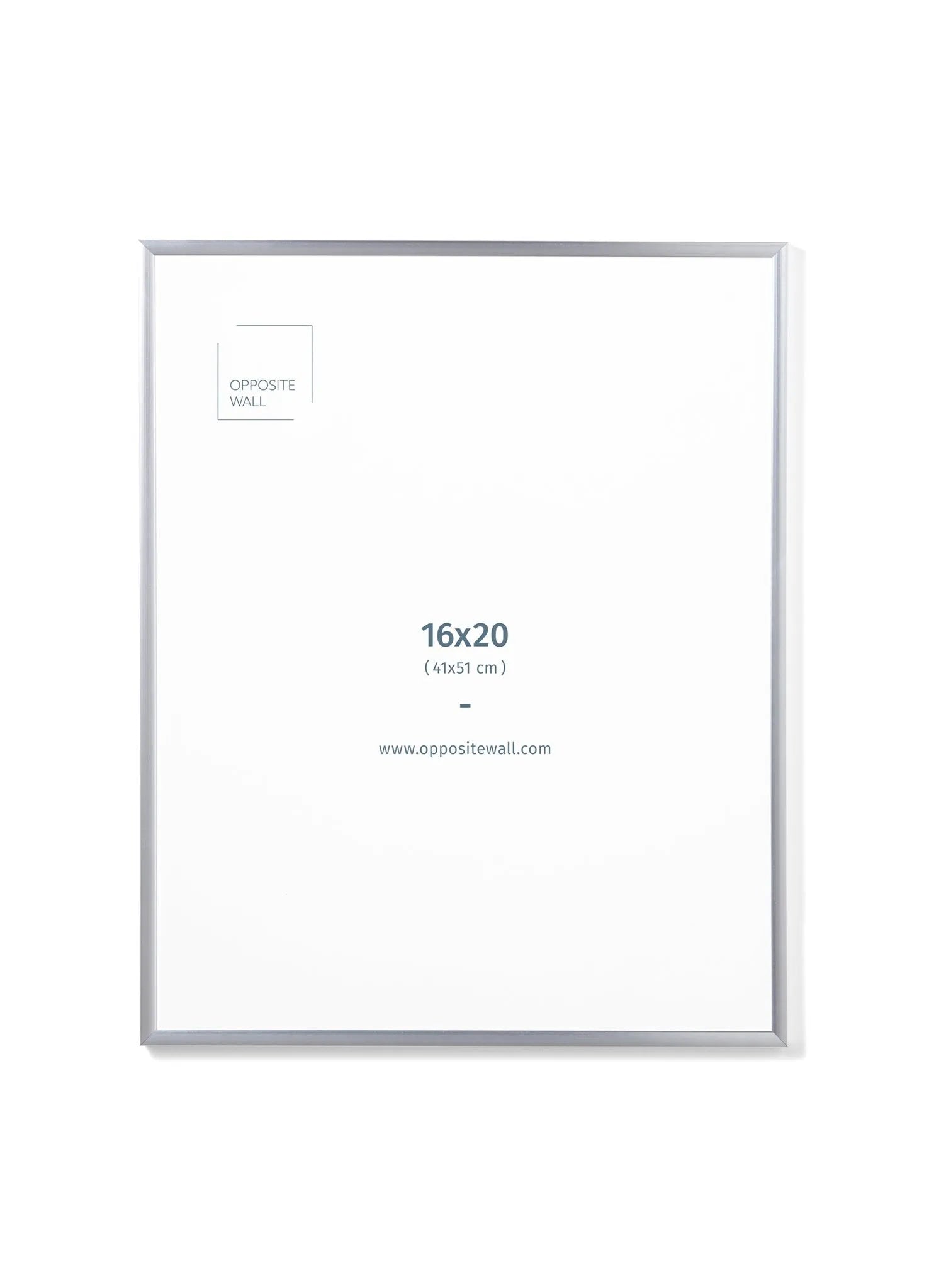 Silver Metal Frame, 16x20 in | 41x51 cm Opposite Wall Frame art-noise.myshopify.com silver-metal-frame-16x20-in-41x51-cm Silver Metal Frame, 16x20 in | 41x51 cm Opposite Wall Frame art-noise.myshopify.com silver-metal-frame-16x20-in-41x51-cm