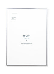 Silver Metal Frame, 19¾x27½ in | 50x70 cm