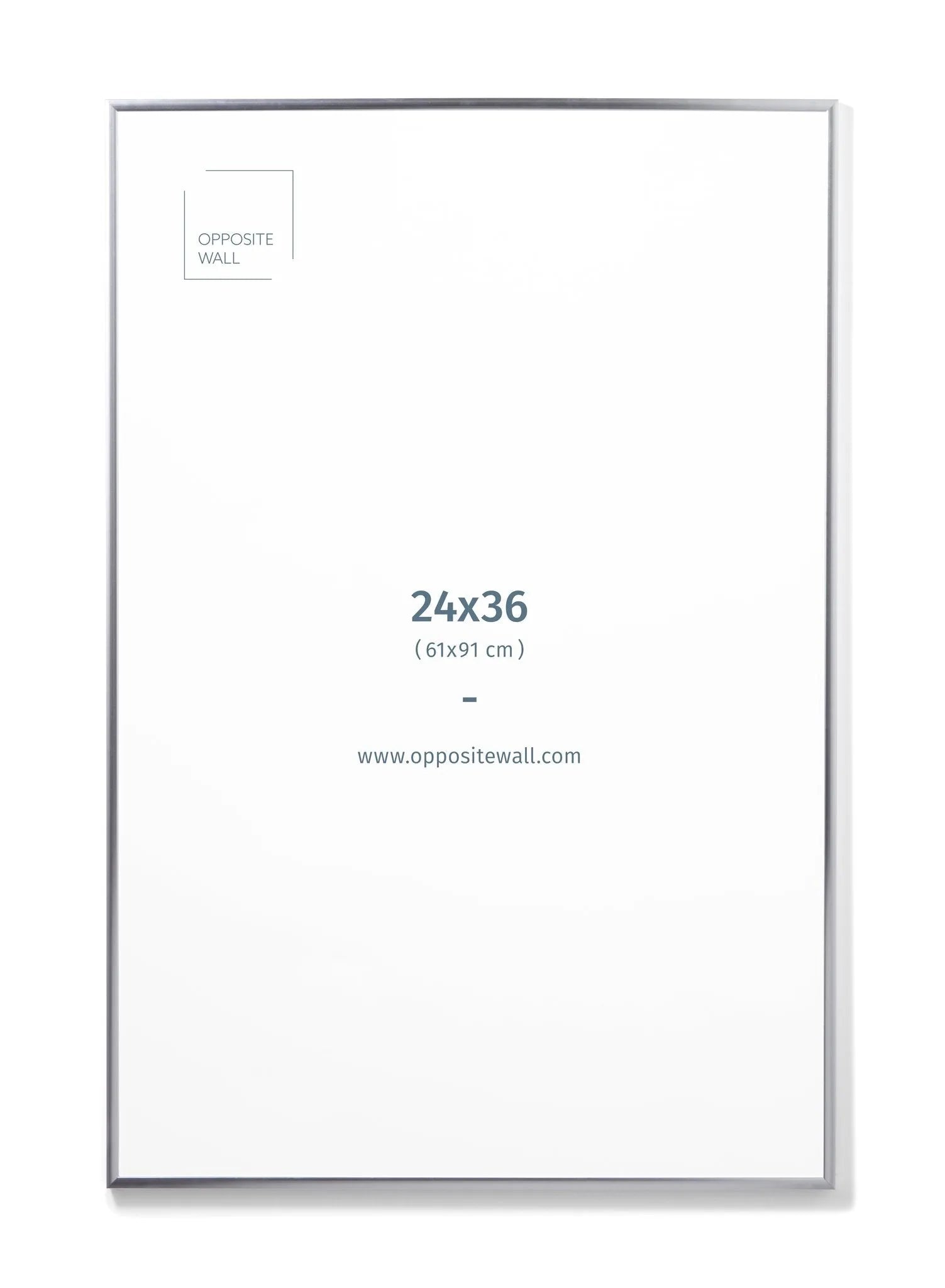 Silver Metal Frame, 24x36 in | 61x91 cm Opposite Wall Frame art-noise.myshopify.com silver-metal-frame-24x36-in-61x91-cm Silver Metal Frame, 24x36 in | 61x91 cm Opposite Wall Frame art-noise.myshopify.com silver-metal-frame-24x36-in-61x91-cm