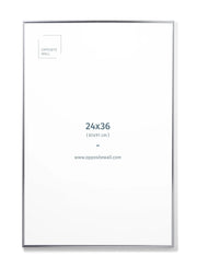 Silver Metal Frame, 24x36 in | 61x91 cm Opposite Wall Frame art-noise.myshopify.com silver-metal-frame-24x36-in-61x91-cm Silver Metal Frame, 24x36 in | 61x91 cm Opposite Wall Frame art-noise.myshopify.com silver-metal-frame-24x36-in-61x91-cm