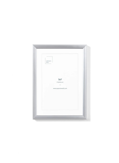 Silver Metal Frame, 5x7 in | 13x18 cm Opposite Wall Frame art-noise.myshopify.com silver-metal-frame-5x7-in-13x18-cm Silver Metal Frame, 5x7 in | 13x18 cm Opposite Wall Frame art-noise.myshopify.com silver-metal-frame-5x7-in-13x18-cm