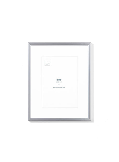 Silver Metal Frame, 8x10 in | 20x25 cm