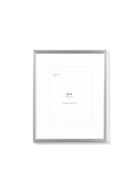 Silver Metal Frame, 8x10 in | 20x25 cm Opposite Wall Frame art-noise.myshopify.com silver-metal-frame-8x10-in-20x25-cm Silver Metal Frame, 8x10 in | 20x25 cm Opposite Wall Frame art-noise.myshopify.com silver-metal-frame-8x10-in-20x25-cm