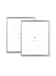 Silver Metal Frame (2 Pack), 8x10 in | 20x25 cm
