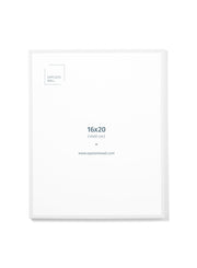White Metal Frame, 16x20 in | 41x51 cm Opposite Wall Frame art-noise.myshopify.com white-metal-frame-16x20-in-41x51-cm