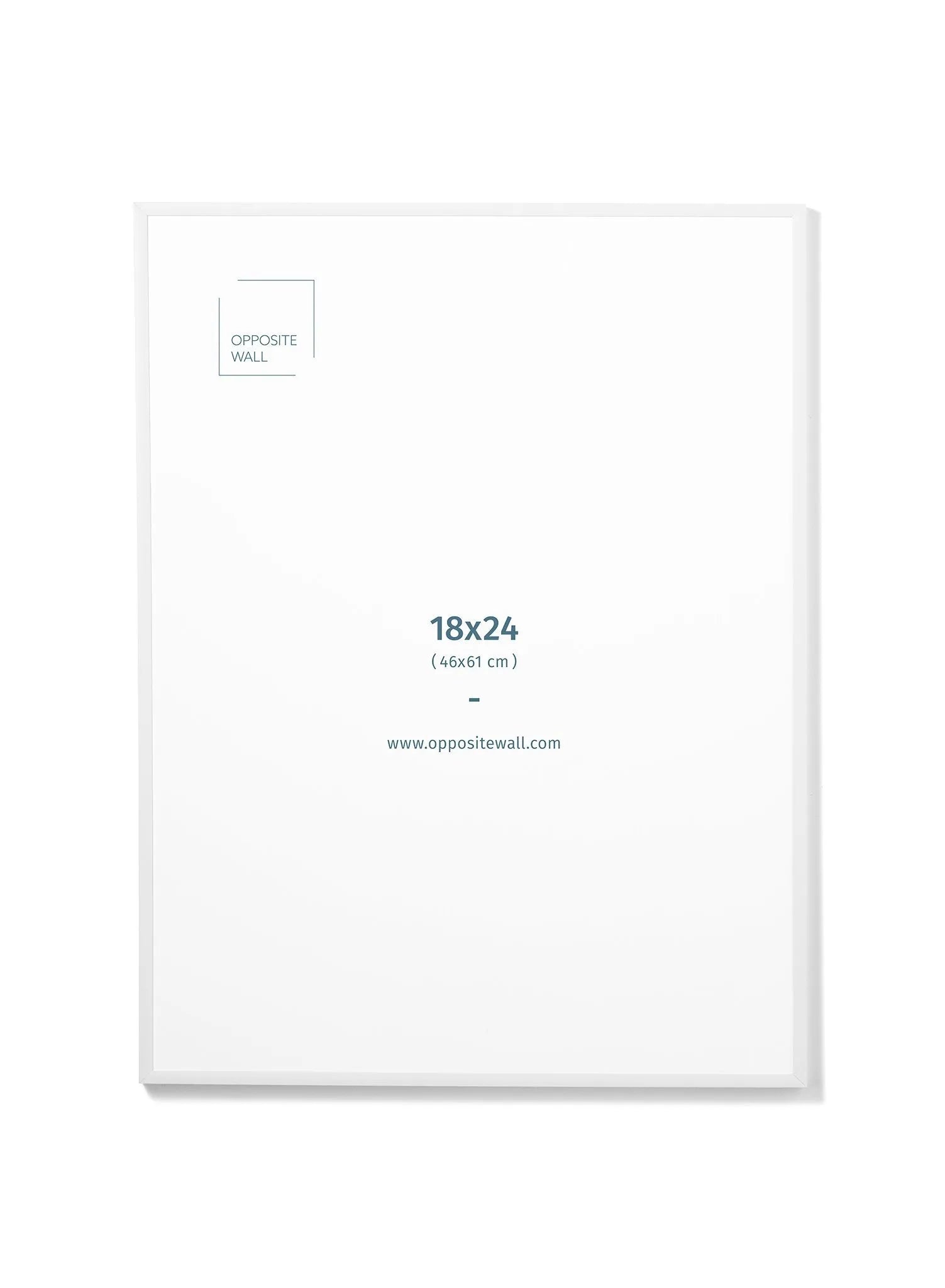White Metal Frame, 18x24 in | 46x61 cm Opposite Wall Frame art-noise.myshopify.com white-metal-frame-18x24-in-46x61-cm White Metal Frame, 18x24 in | 46x61 cm Opposite Wall Frame art-noise.myshopify.com white-metal-frame-18x24-in-46x61-cm