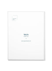 White Metal Frame, 18x24 in | 46x61 cm Opposite Wall Frame art-noise.myshopify.com white-metal-frame-18x24-in-46x61-cm
