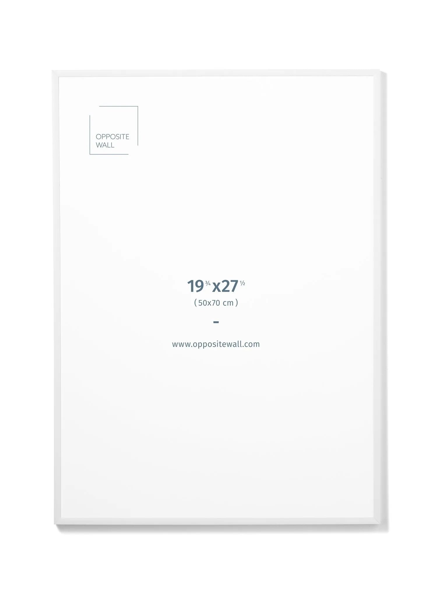 White Metal Frame, 19¾x27½ in | 50x70 cm Opposite Wall Frame art-noise.myshopify.com white-metal-frame-19-x27-in-50x70-cm White Metal Frame, 19¾x27½ in | 50x70 cm Opposite Wall Frame art-noise.myshopify.com white-metal-frame-19-x27-in-50x70-cm
