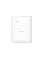 White Metal Frame, 5x7 in | 13x18 cm