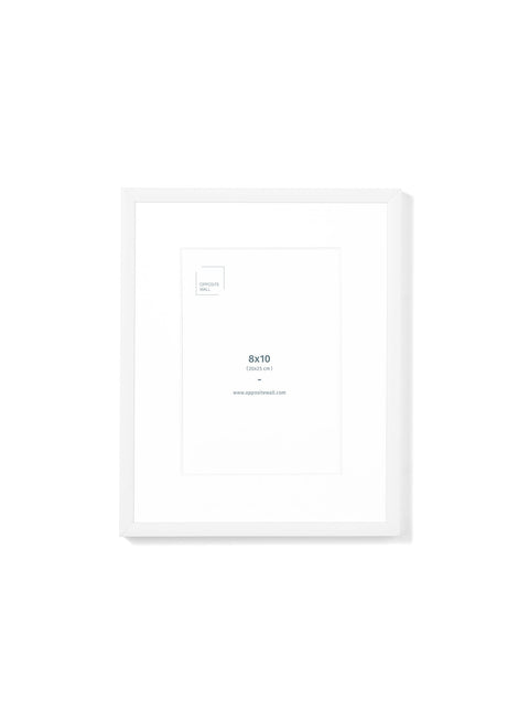 White Metal Frame, 8x10 in | 20x25 cm