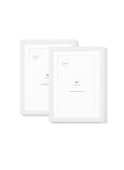 White Metal Frame (2 Pack), 5x7 in | 13x18 cm Opposite Wall Frame art-noise.myshopify.com white-metal-frame-2-pack-5x7-in-13x18-cm