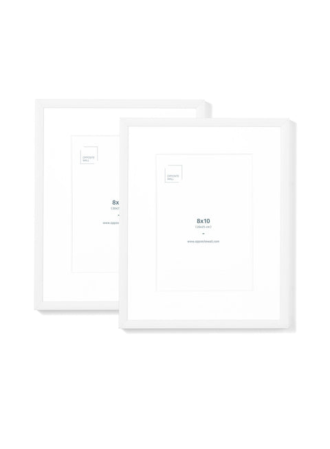 White Metal Frame (2 Pack), 8x10 in | 20x25 cm