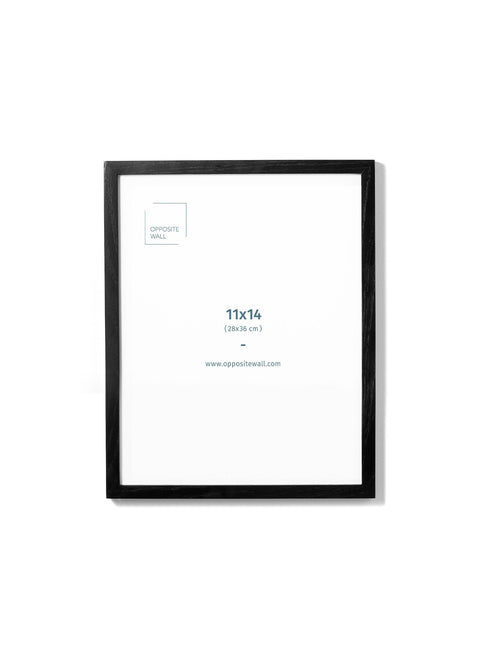 Black Oak Frame, 11x14 in | 28x36 cm Opposite Wall Frame art-noise.myshopify.com black-oak-frame-11x14-in-28x36-cm
