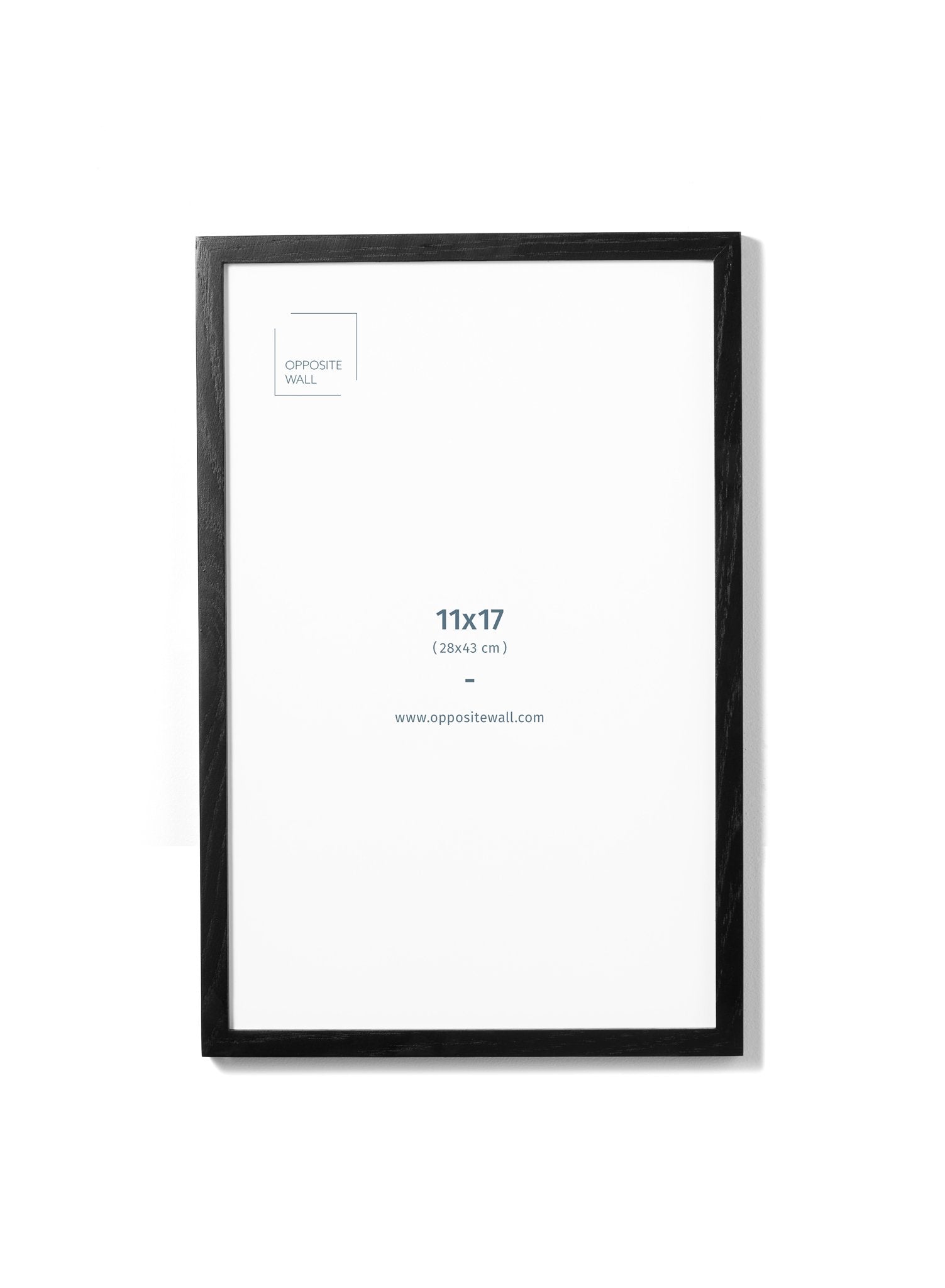 Black Oak Frame, 11x17 in | 28x43 cm Opposite Wall Frame art-noise.myshopify.com black-oak-frame-11x17-in-28x43-cm