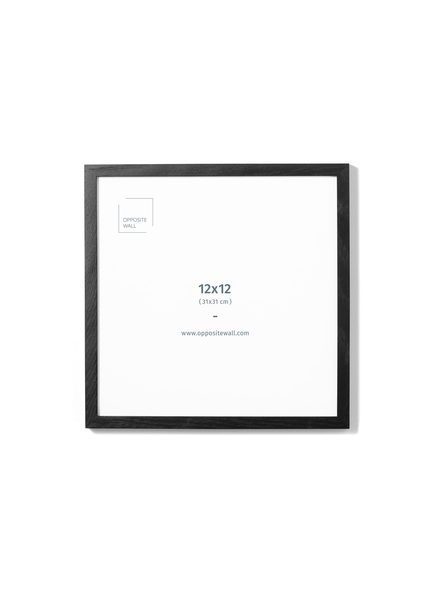 Black Oak Frame, 12x12 in | 31x31 cm Opposite Wall Frame art-noise.myshopify.com black-oak-frame-12x12-in-31x31-cm