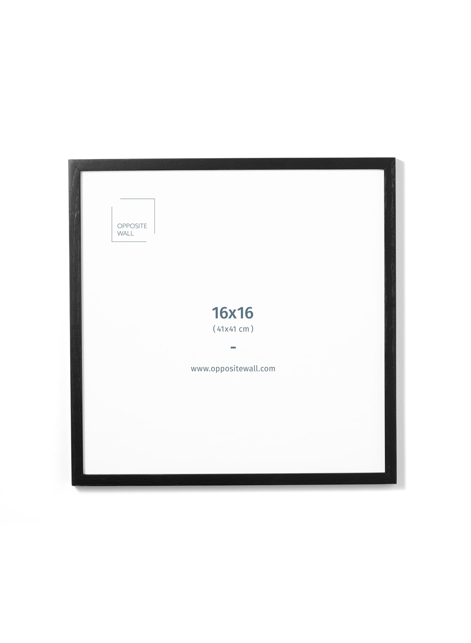 Black Oak Frame, 16x16 in | 41x41 cm Opposite Wall Frame art-noise.myshopify.com black-oak-frame-16x16-in-41x41-cm