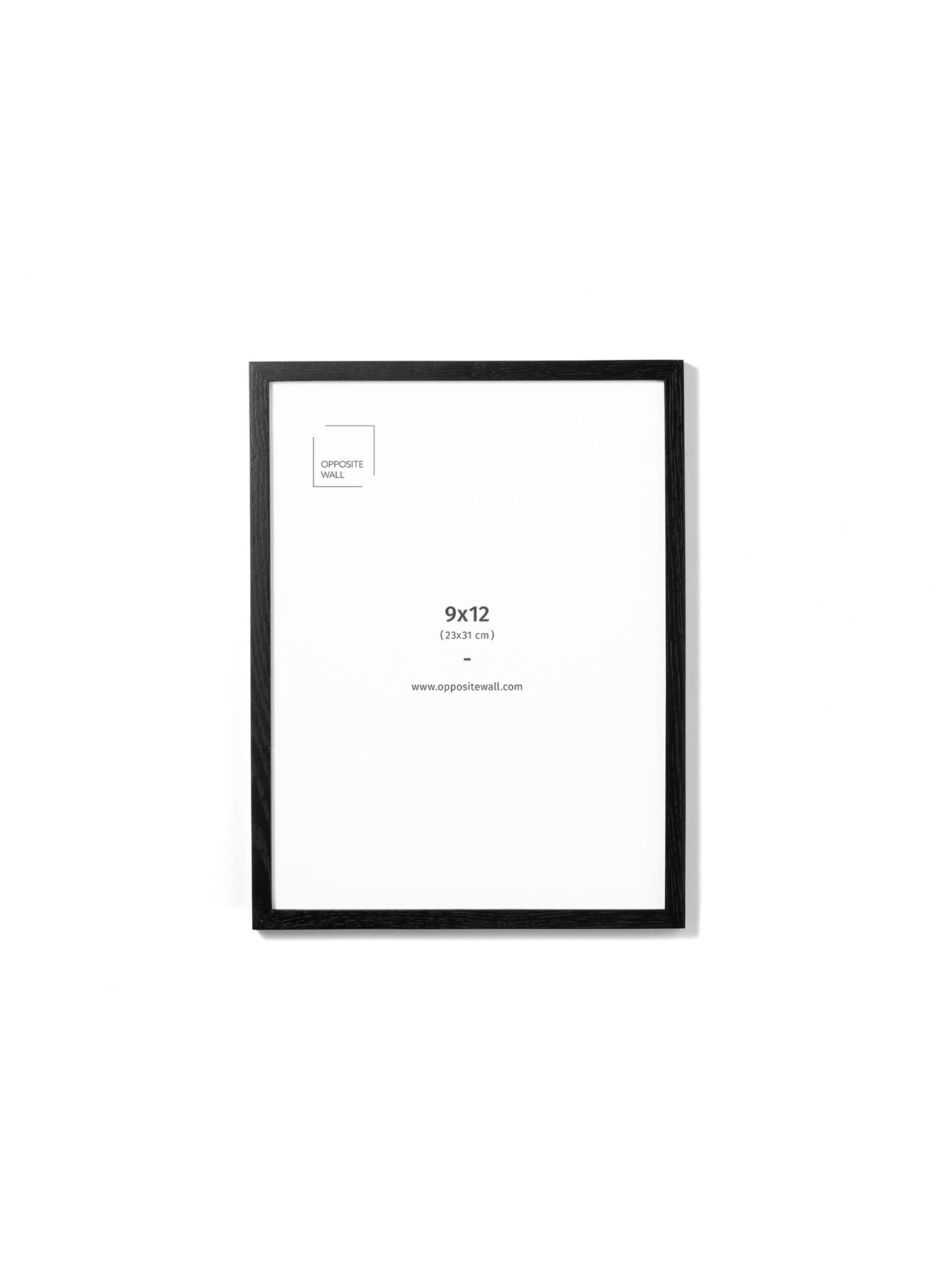 Black Oak Frame, 9x12 in | 23x31 cm Opposite Wall Frame art-noise.myshopify.com black-oak-frame-9x12-in-23x31-cm