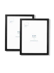 Black Oak Frame (2 Pack), 8.5x11 in | 22x28 cm Opposite Wall Frame art-noise.myshopify.com black-oak-frame-2-pack-8-5x11-in-22x28-cm