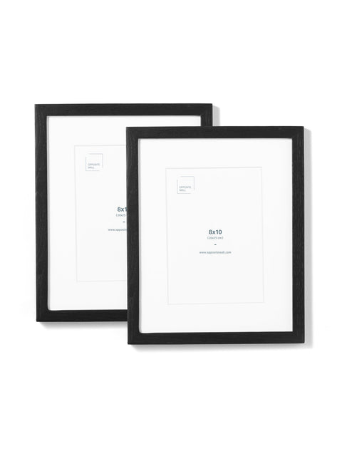Black Oak Frame (2 Pack), 8x10 in | 20x25 cm