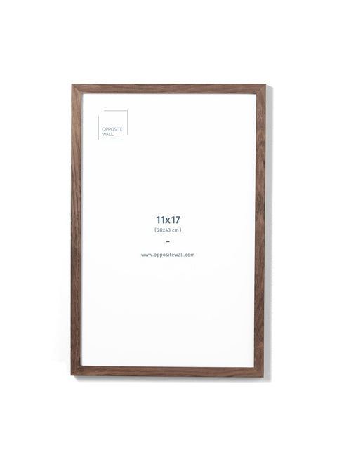 Dark Oak Frame, 11x17 in | 28x43 cm
