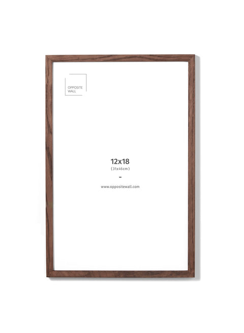 Dark Oak Frame, 12x18 in | 31x46 cm Opposite Wall Frame art-noise.myshopify.com dark-oak-frame-12x18-in-31x46-cm