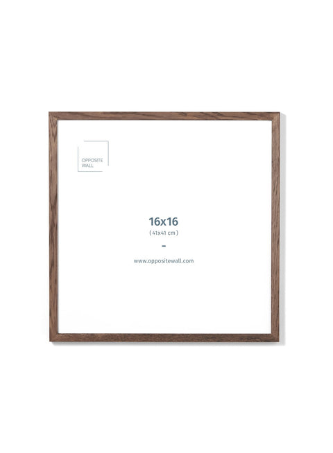 Dark Oak Frame, 16x16 in | 41x41 cm