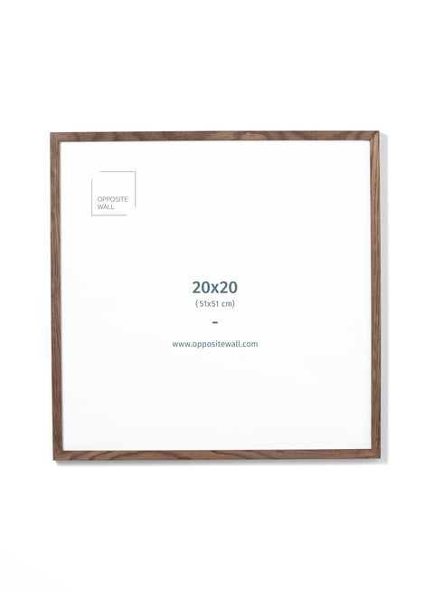 Dark Oak Frame, 20x20 in | 51x51 cm