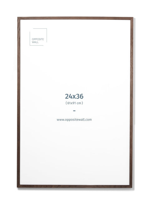 Dark Oak Frame, 24x36 in | 61x91 cm