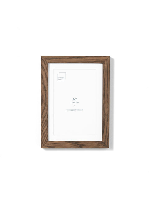 Dark Oak Frame, 5x7 in | 13x18 cm Opposite Wall Frame art-noise.myshopify.com dark-oak-frame-5x7-in-13x18-cm