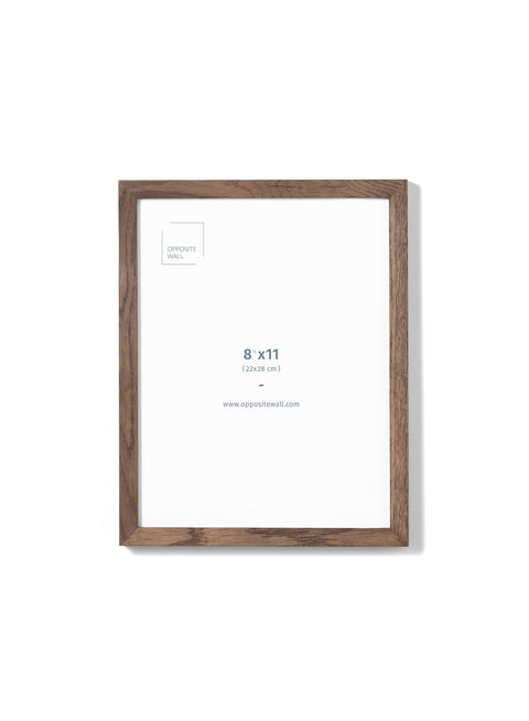 Dark Oak Frame, 8.5x11 in | 22x28 cm