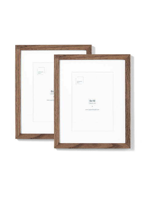 Dark Oak Frame (2 Pack), 8x10 in | 20x25 cm
