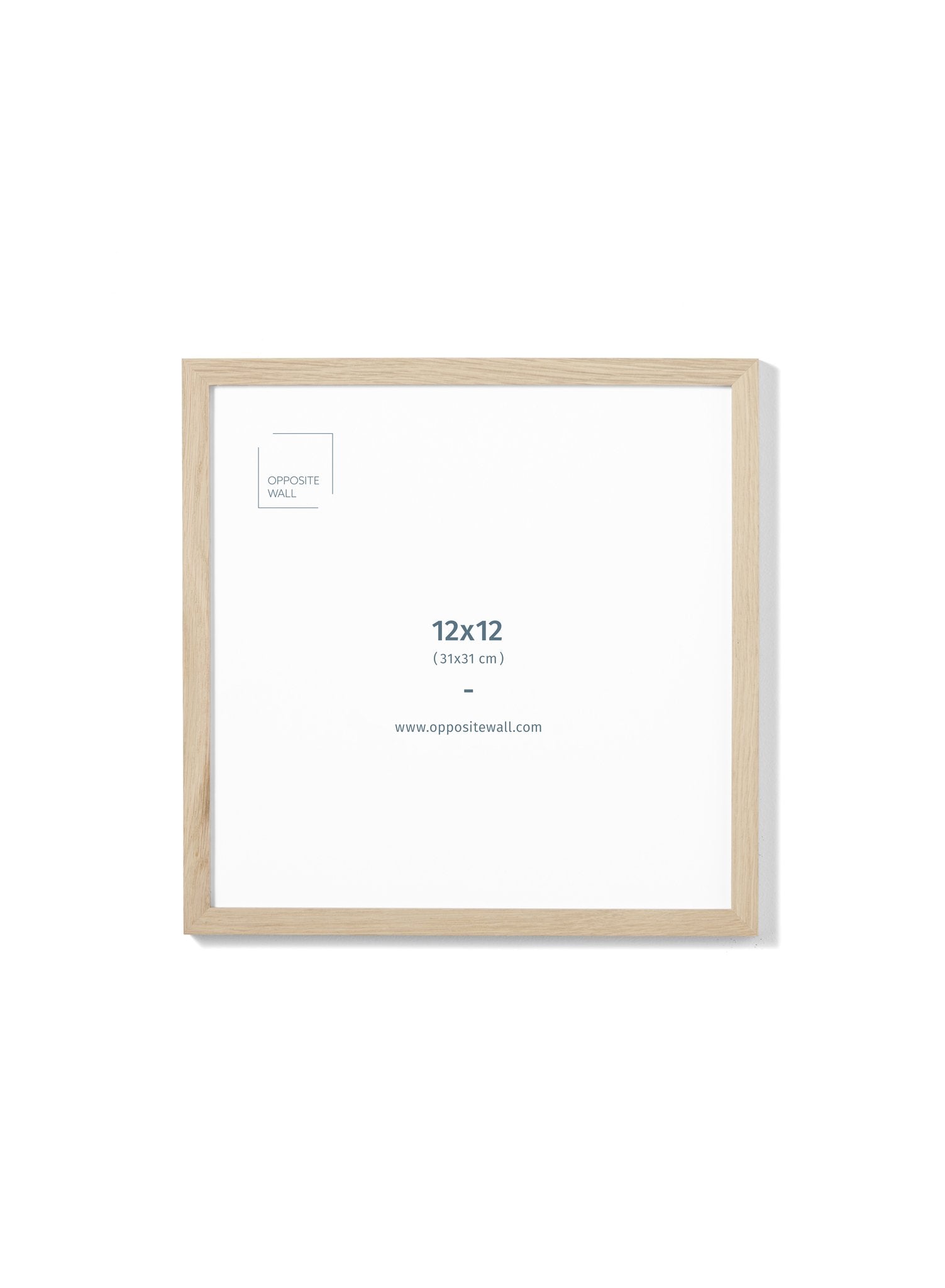 Solid Oak Frame, 12x12 in | 31x31 cm Opposite Wall Frame art-noise.myshopify.com solid-oak-frame-12x12-in-31x31-cm