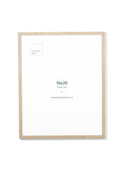 Solid Oak Frame With Glass, 16x20 in | 41x51 cm