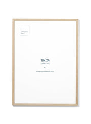 Solid Oak Frame With Glass, 18x24 in | 46x61 cm Opposite Wall Frame art-noise.myshopify.com solid-oak-frame-with-glass-18x24-in-46x61-cm