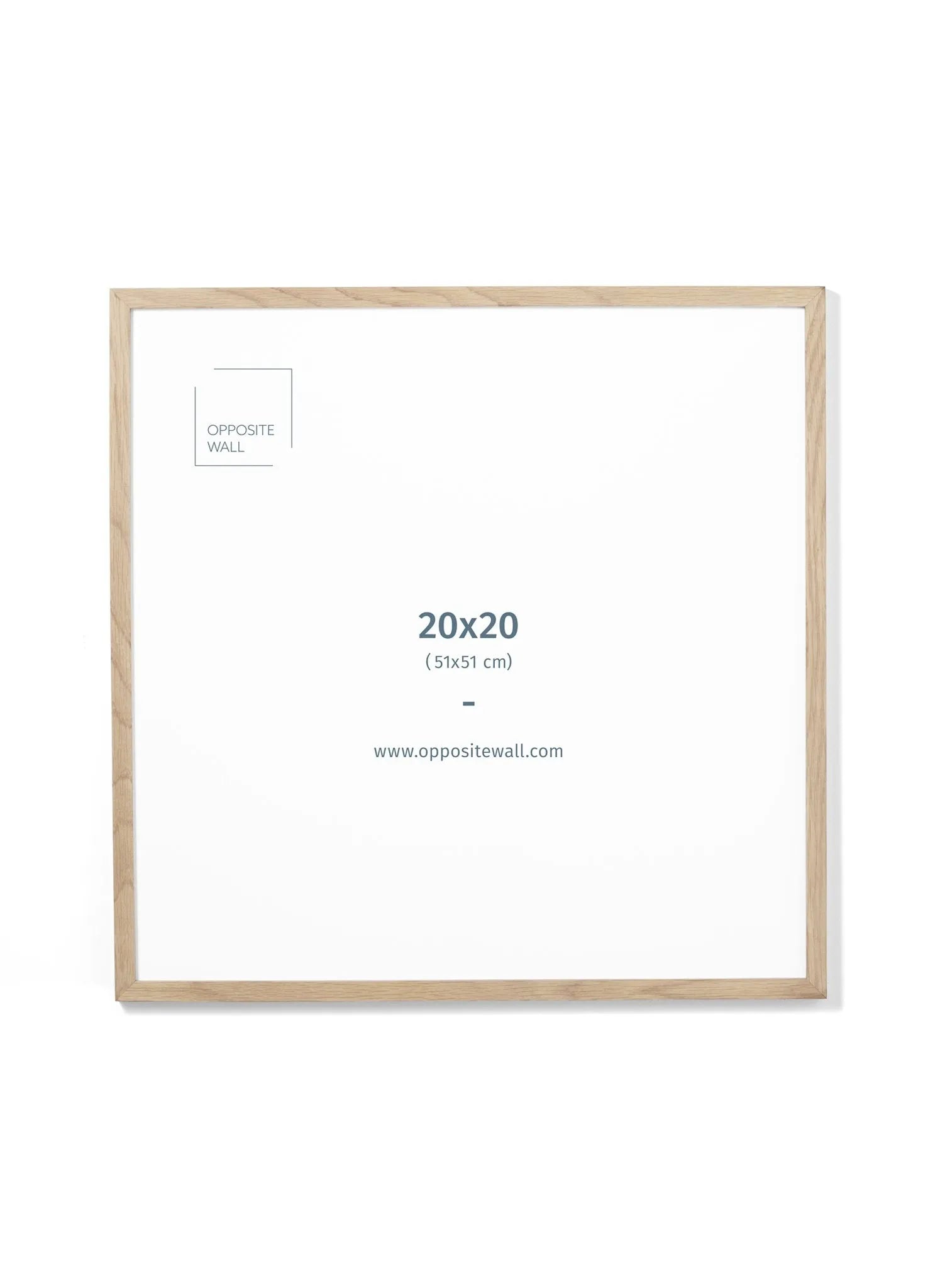 Solid Oak Frame, 20x20 in | 51x51 cm Opposite Wall Frame art-noise.myshopify.com solid-oak-frame-20x20-in-51x51-cm Solid Oak Frame, 20x20 in | 51x51 cm Opposite Wall Frame art-noise.myshopify.com solid-oak-frame-20x20-in-51x51-cm