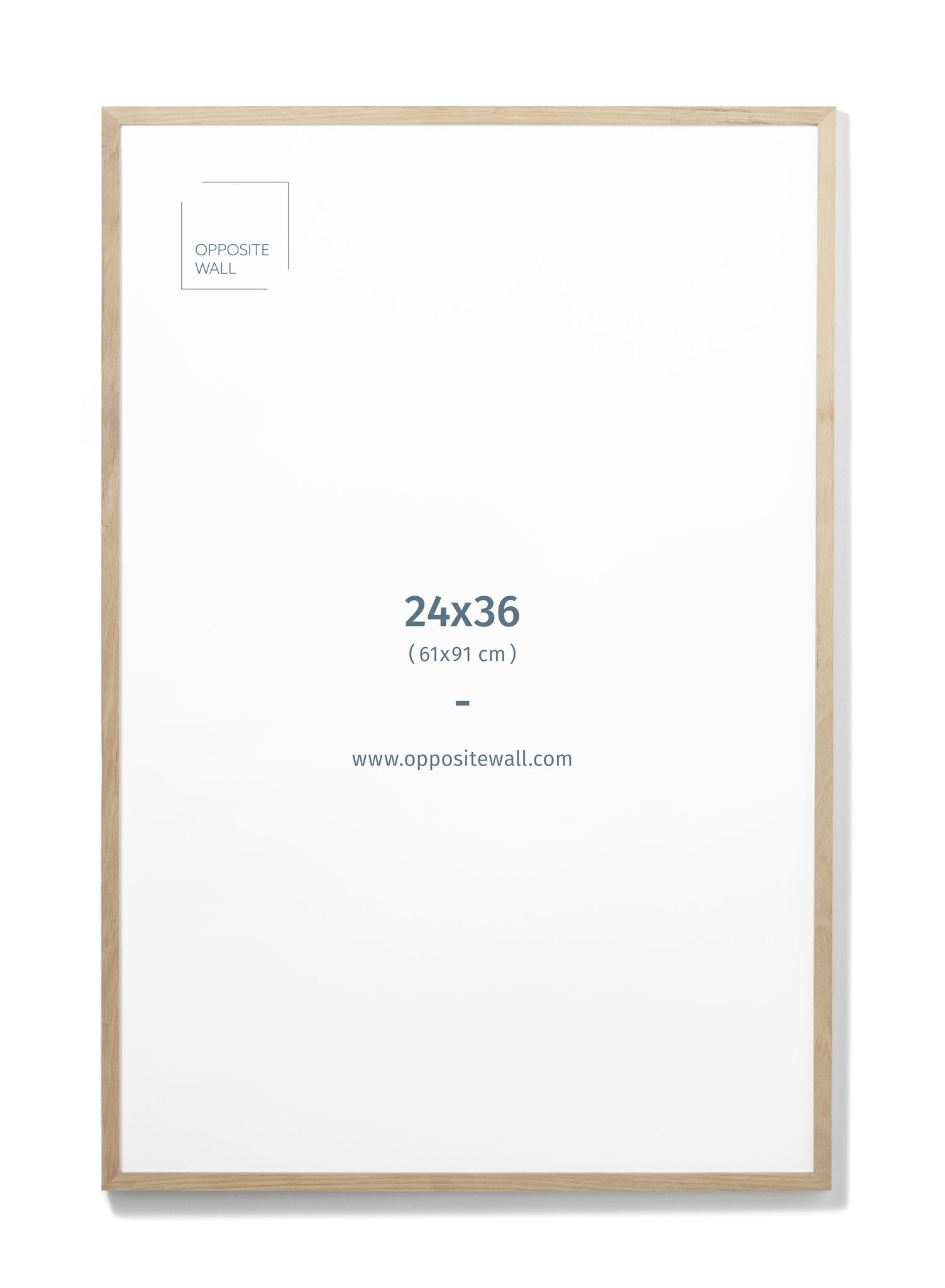 Solid Oak Frame, 24x36 in | 61x91 cm Opposite Wall Frame art-noise.myshopify.com solid-oak-frame-24x36-in-61x91-cm