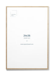 Solid Oak Frame, 24x36 in | 61x91 cm Opposite Wall Frame art-noise.myshopify.com solid-oak-frame-24x36-in-61x91-cm
