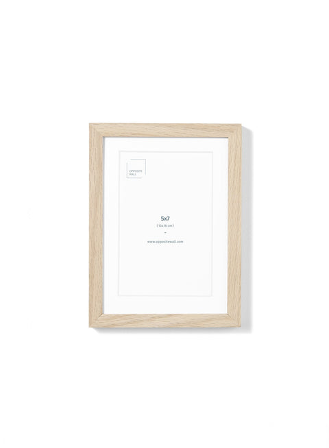 Solid Oak Frame, 5x7 in | 13x18 cm