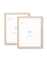 Solid Oak Frame (2 Pack), 8.5x11 in | 22x28 cm Opposite Wall Frame art-noise.myshopify.com solid-oak-frame-2-pack-8-5x11-in-22x28-cm