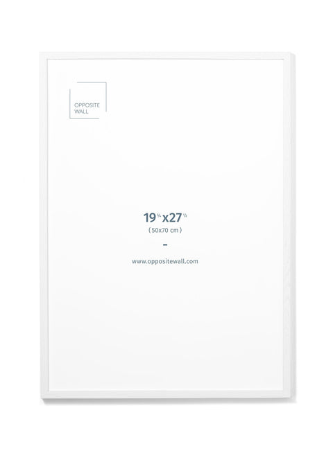 White Oak Frame, 19¾x27½ in | 50x70 cm