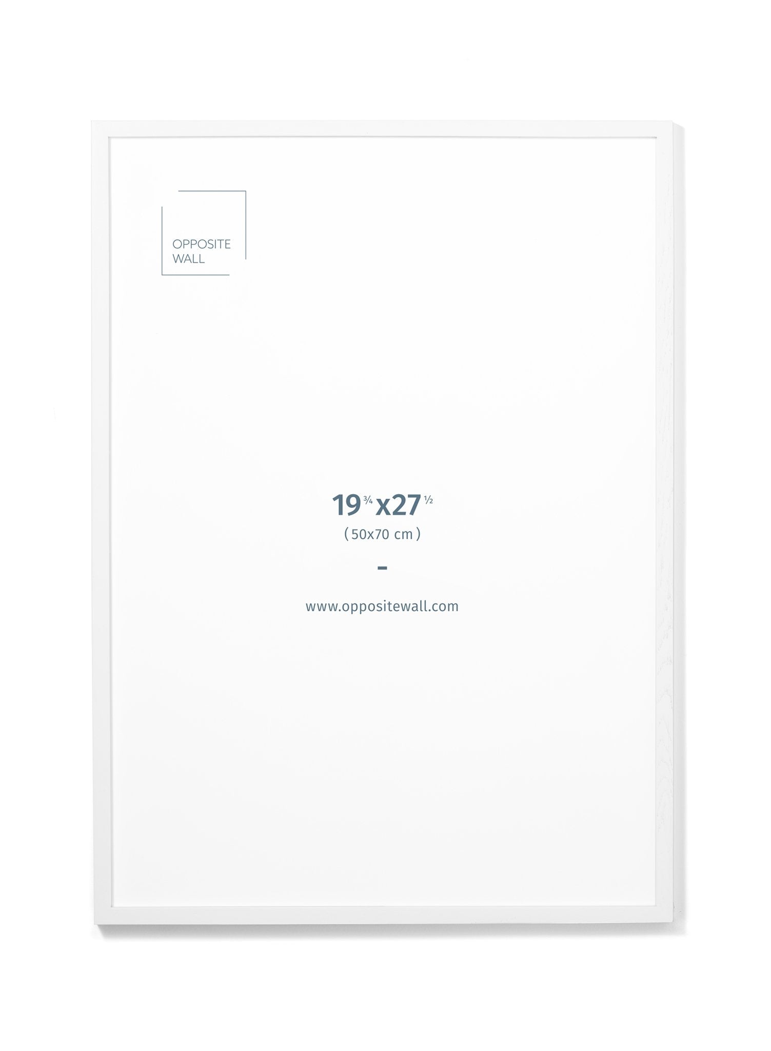 White Oak Frame, 19¾x27½ in | 50x70 cm Opposite Wall Frame art-noise.myshopify.com white-oak-frame-19-x27-in-50x70-cm