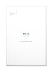 White Oak Frame, 24x36 in | 61x91 cm Opposite Wall Frame art-noise.myshopify.com white-oak-frame-24x36-in-61x91-cm