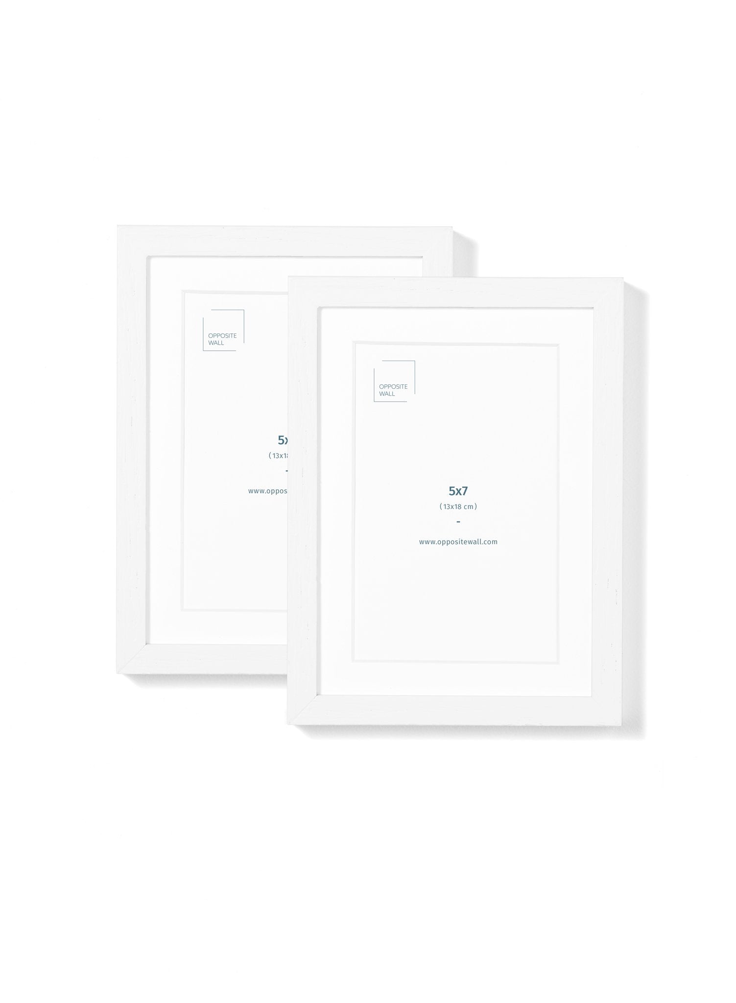 White Oak Frame (2 Pack), 5x7 in | 13x18 cm Opposite Wall Frame art-noise.myshopify.com white-oak-frame-2-pack-5x7-in-13x18-cm