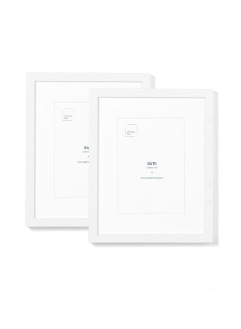 White Oak Frame (2 Pack), 8x10 in | 20x25 cm Opposite Wall Frame art-noise.myshopify.com white-oak-frame-2-pack-8x10-in-20x25-cm