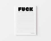 Fuck List Notepad Creativien product_type art-noise.myshopify.com fuck-list-notepad