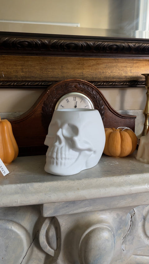 Skull Wax Melter Eloise and Oliver Wax Melter art-noise.myshopify.com skull-wax-melter