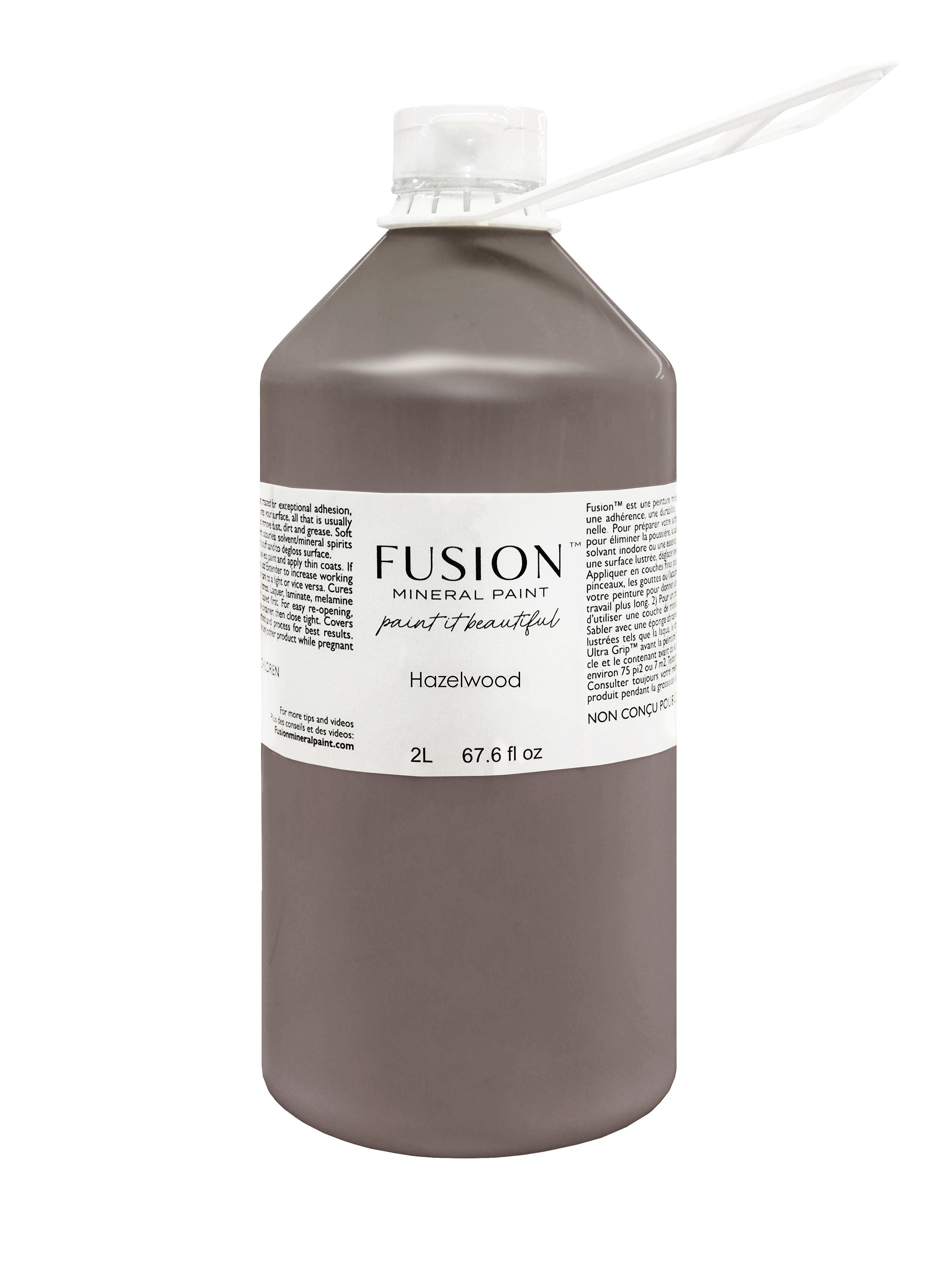 Fusion Mineral Paint Hazelwood Homestead House Furniture Paint art-noise.myshopify.com fusion-mineral-paint-hazelwood-500ml