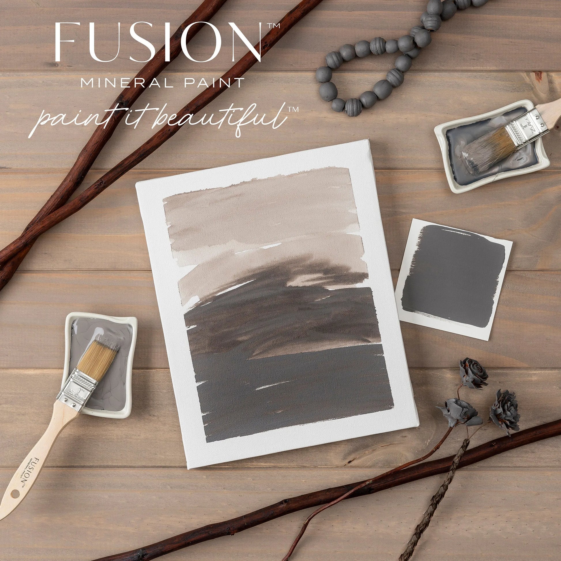  Fusion Mineral Paint Hazelwood Homestead House Furniture Paint art-noise.myshopify.com fusion-mineral-paint-hazelwood-500ml
