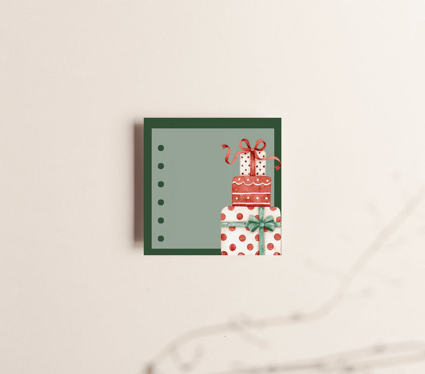 Holiday Gifts Sticky Notes